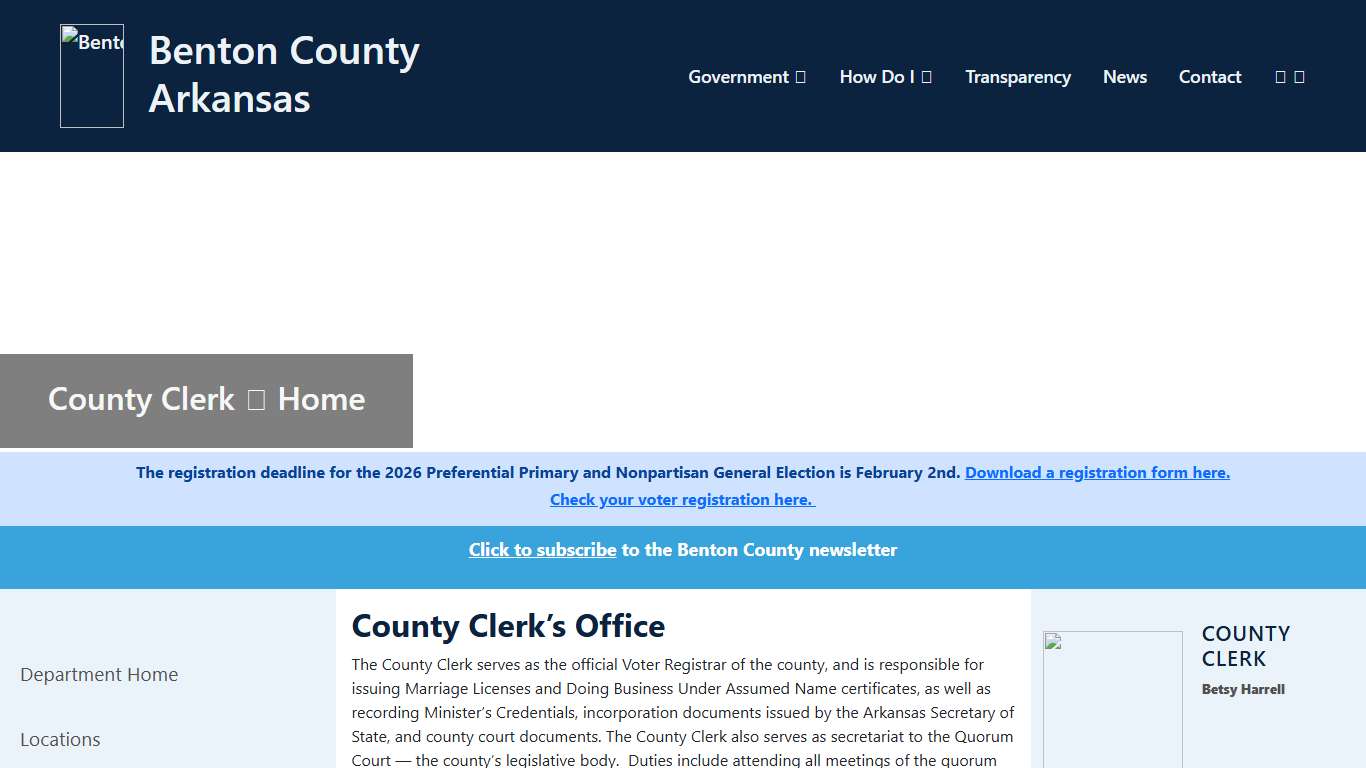 Home - County Clerk